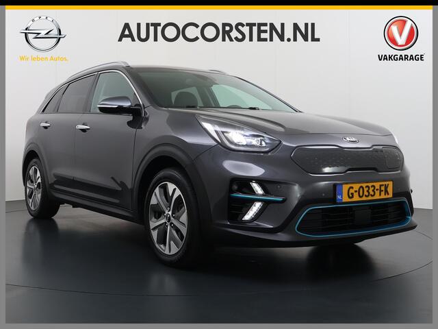 KIA e-Niro ExecutiveLine 64kWh SOH 100% Leder Warmtepomp Elek.Stoel+Memory JBL®-Audio Pdc Navi Ecc Camera Apple Carplay Android Auto Stoelverwarming+Koeling Stuurverwarming Lmv Privacy Glas DAB Vess Lane Assist Blind Spot Origineel Nederlandse Auto Dealeronderhouden