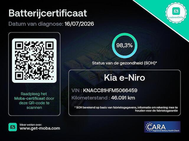 KIA e-Niro DynamicPlusLine 39 kWh | PANORAMA | *98.3 % SOH | ? 1e Eigenaar