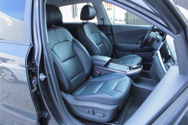 KIA e-Niro ExecutiveLine 64 kWh |100% SoH|warmptepomp|trekhaak|dealer onderhouden|leder|elektrische stoelen|