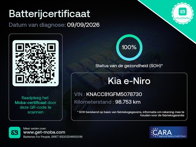 KIA e-Niro DynamicLine 64.8 kWh | KEYLESS | ADAPTIVE | CAMERA | STOELVERW.