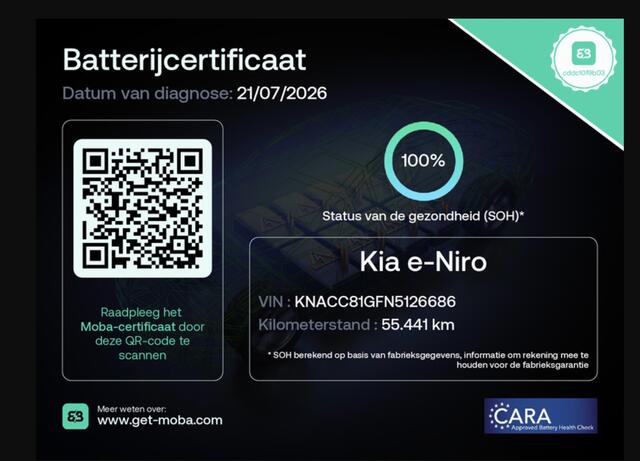 KIA e-Niro DynamicPlusLine 64 kWh SOH 100%