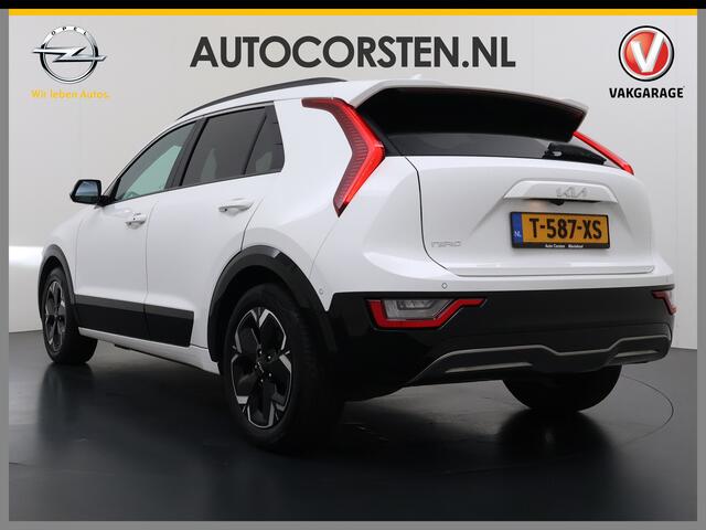 KIA e-Niro EV ExecutiveLine 204PK 64.8kWh Adap.Cruise Head-Up Stoelverwarming+Ventilatie Camera Schuif-/Kanteldak Apple Carplay Android Auto Ecc Pdc SOH 100% Elek.Stoelen Memory Privacy Glas DAB Elek.Achterklep Lmv 17" 1e Eigenaar Dealeronderhouden Origineel Nederlandse Auto