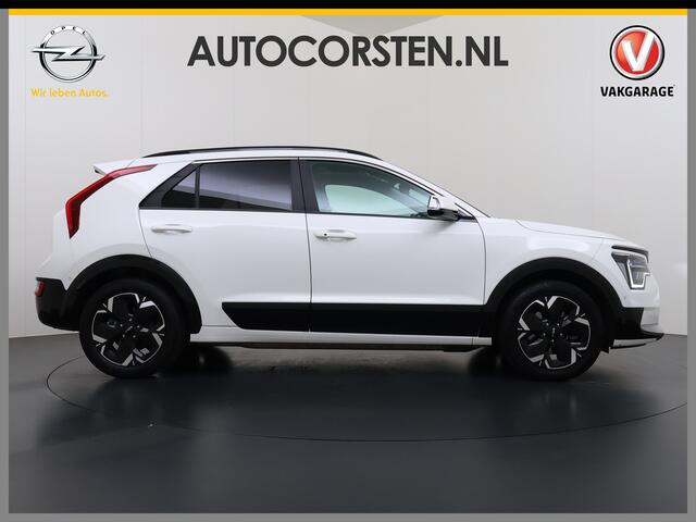 KIA e-Niro EV ExecutiveLine 204PK 64.8kWh Adap.Cruise Head-Up Stoelverwarming+Ventilatie Camera Schuif-/Kanteldak Apple Carplay Android Auto Ecc Pdc SOH 100% Elek.Stoelen Memory Privacy Glas DAB Elek.Achterklep Lmv 17" 1e Eigenaar Dealeronderhouden Origineel Nederlandse Auto