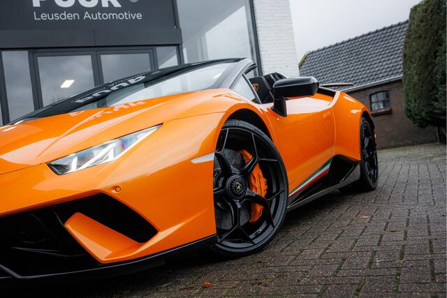 Lamborghini Huracán 5.2 V10 Performante Spyder Arancio Borealis - Centerlock - Sensonum Audio