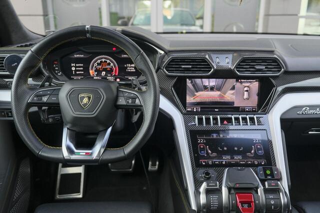 Lamborghini Urus 4.0 V8 650pk Panoramadak NLauto 4-seat config Carbon Bang&Olufsen 4-wielsturing Massage Stoelkoeling 23" LMV