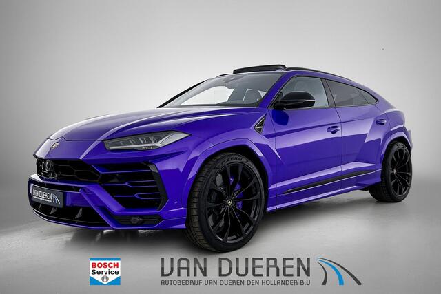 Lamborghini Urus 4.0 V8 Paarse Wrap, Entertainment rear, B&O