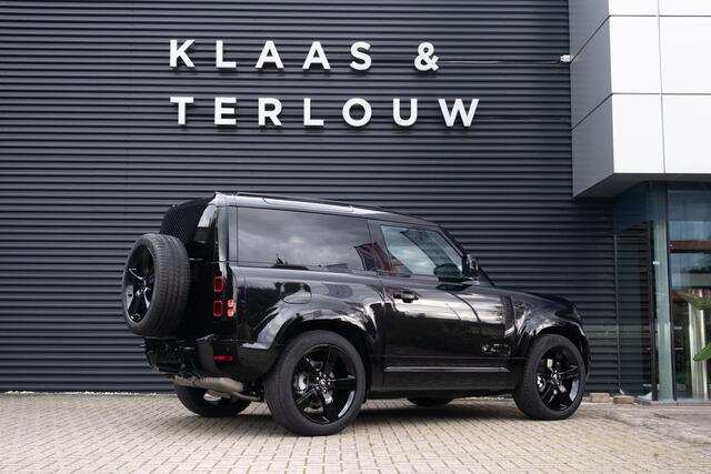 Land Rover DEFENDER 3.0 D200 90 X-Dynamic SE bedrijfswagen / Santorini Black / 22'' / Ebony leder / Luchtvering / Laag schot