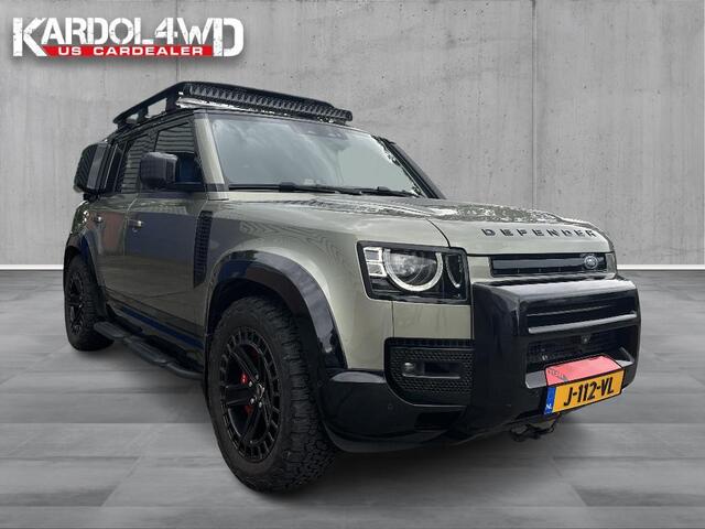 Land Rover DEFENDER 110 3.0 P400 FIRST EDITION | Rail Roof incl trapje | Elec. Winch | Led verstraler | luchtcompressor| Trekhaak elec. bedienbaar| Virtual spiegel|