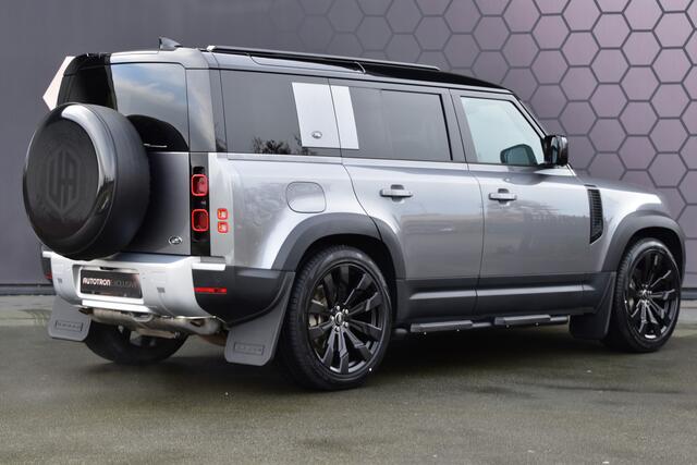 Land Rover DEFENDER 110 P400e 110 X-Dynamic SE URBAN ACCESOIRES | 22 INCH | ELEK. TREKHAAK | STOELVERWARMING & VERKOELING | LUCHTVERING | 360 CAMERA | STUURWIELVERWARMING | PANORAMA DAK | ZWARTE HEMELBEKLEDING | KEYLESS |