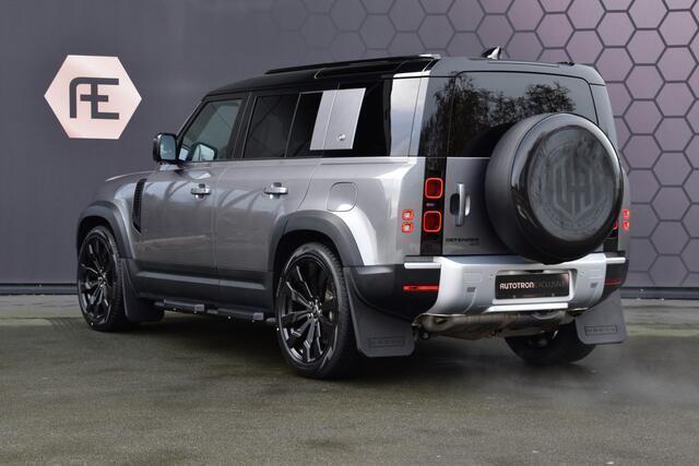 Land Rover DEFENDER 110 P400e 110 X-Dynamic SE URBAN ACCESOIRES | 22 INCH | ELEK. TREKHAAK | STOELVERWARMING & VERKOELING | LUCHTVERING | 360 CAMERA | STUURWIELVERWARMING | PANORAMA DAK | ZWARTE HEMELBEKLEDING | KEYLESS |