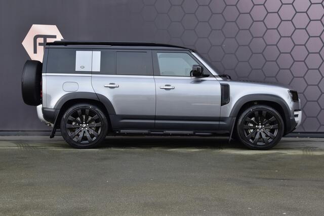 Land Rover DEFENDER 110 P400e 110 X-Dynamic SE URBAN ACCESOIRES | 22 INCH | ELEK. TREKHAAK | STOELVERWARMING & VERKOELING | LUCHTVERING | 360 CAMERA | STUURWIELVERWARMING | PANORAMA DAK | ZWARTE HEMELBEKLEDING | KEYLESS |