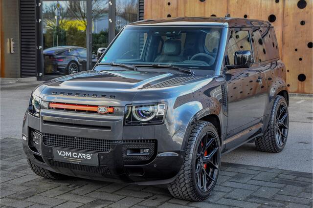 Land Rover DEFENDER 5.0 P525 90 V8 | VOSSEN | Black Pack | Grijs Kenteken | Meridian | Tow Pack | Memory | 360° |