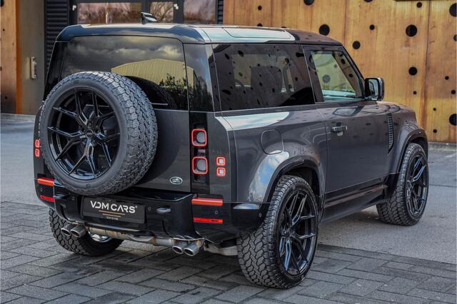 Land Rover DEFENDER 5.0 P525 90 V8 | VOSSEN | Black Pack | Grijs Kenteken | Meridian | Tow Pack | Memory | 360° |