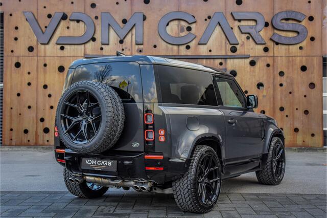 Land Rover DEFENDER 5.0 P525 90 V8 | VOSSEN | Black Pack | Grijs Kenteken | Meridian | Tow Pack | Memory | 360° |