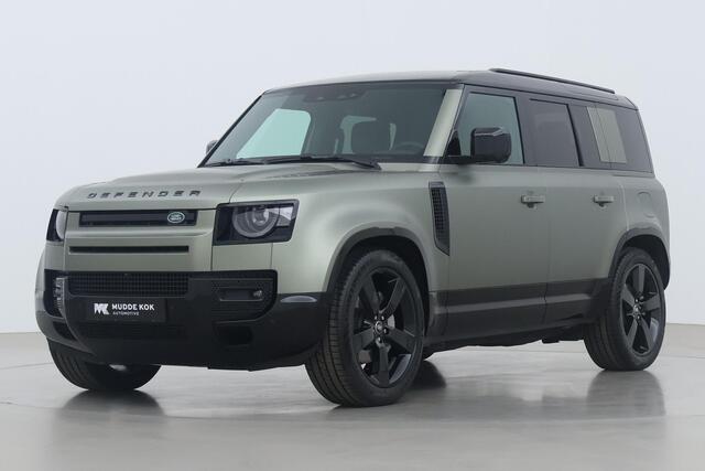 Land Rover DEFENDER P300e 110 X-Dynamic HSE | Black Pack | 6P | Satin Mat | Stoelkoeling | 22 Inch | 3D Surround Camera | Panoramadak