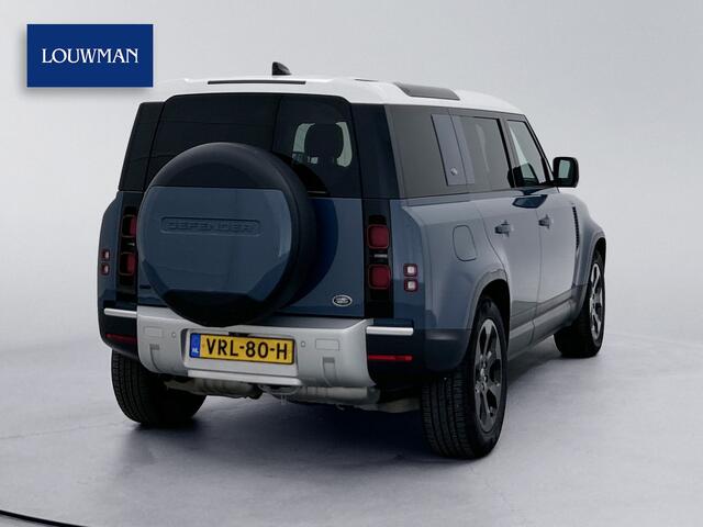 Land Rover DEFENDER 2.0 D240 110 Grijs kenteken Pano Adaptieve cruise control Meridian Audio Memory seats