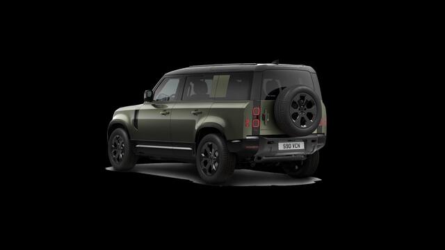 Land Rover DEFENDER 110 2.0 P300e 110 X-Dynamic SE WOOLSTONE METALLIC|PANO DAK|TREKHAAK|20"LM VELGEN|COLD CLIMATE PACK|STOELVERWARMING| VERWACHT 08-2026