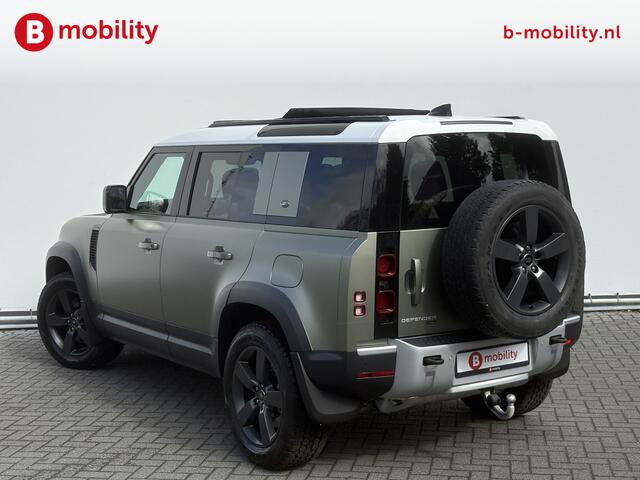 Land Rover DEFENDER 110 2.0 P400e 110 X Hybride AWD 4x4 Trekhaak 3000kg | Adaptive Cruise Control | Panoramadak | Luchtvering | 360 Camera