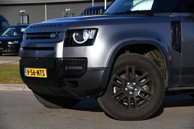 Land Rover DEFENDER Hard Top 3.0 D250 110 MHEV S 360 Camera, Carplay, Automaat, Cruise, Grijs kenteken, 249pk, Leder, LED, Stuurverwarming, BOM VOL!