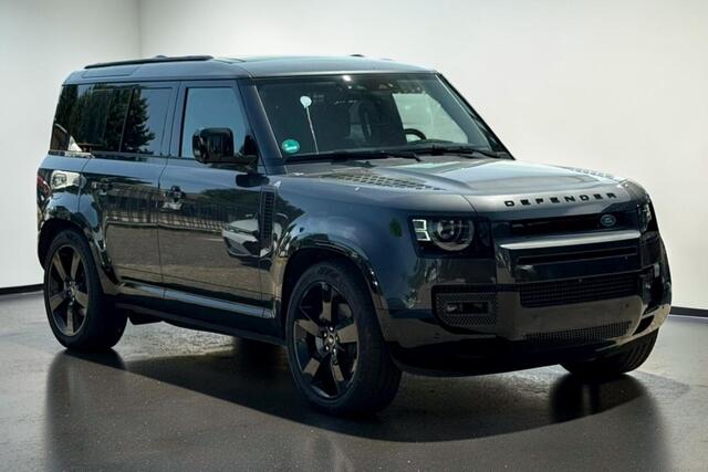 Land Rover DEFENDER 110 2.0 P300e 110 X-Dynamic HSE 297kW/404pk Aut8 PANORAMADAK + ADAPT.CRUISE + LUCHTVERING + MERIDIAN AUDIO + EL.TREKHAAK + LEER + STOEL-&STUURVERWARMING + 360 CAMERA + HEAD-UP + PARKSENSOREN + 22" LM-VELGEN!!
