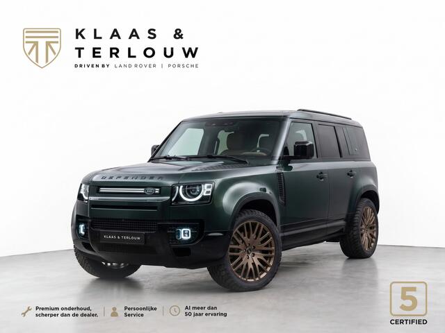 Land Rover DEFENDER 110 P300e 110 X-Dynamic HSE | HNP ¤ 135.005,- | Tailored Uniek! | BRITISCH RACING GREEN | Panoramadak