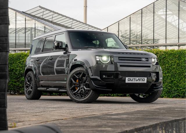 Land Rover DEFENDER 110 P300e 110 X-Dynamic HSE Outland Edition II | Full Options | 6 Persoons | Carpathian Grey |Ebony leder |