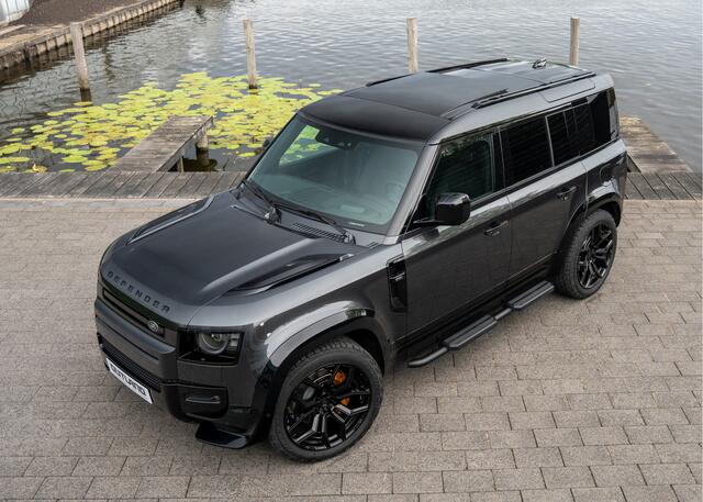 Land Rover DEFENDER 110 P300e 110 X-Dynamic HSE | Outland Edition II | Full Options | Koelkast | Carpathian Grey | Ebony leder |