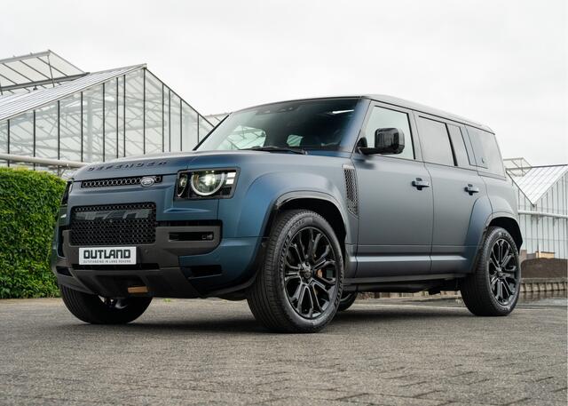 Land Rover DEFENDER 110 4.4 P635 110 Octa Sargasso Blue Satin - Carbon Exterior Pack - Trekhaak