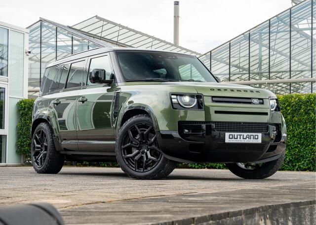 Land Rover DEFENDER 110 P300e 110 X-Dynamic HSE | Full Options | Urban WX-2R | Incl. Winterbanden | Woolstone Green | Ebony leder |