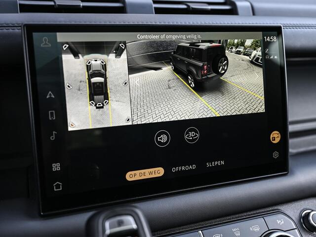 Land Rover DEFENDER 110 2.0 P400e 110 X-Dynamic HSE | Panoramadak | NL-Auto | Dealeronderhouden | Meridian Sound | HUD | 360 Camera | Luchtvering | Stoelverwarming + Ventilatie | Memory Seats | Trekhaak | Koelbox | Ambiance Interieur |