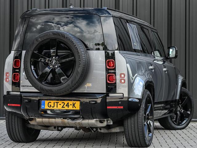 Land Rover DEFENDER 110 2.0 P400e 110 X-Dynamic HSE | Panoramadak | NL-Auto | Dealeronderhouden | Meridian Sound | HUD | 360 Camera | Luchtvering | Stoelverwarming + Ventilatie | Memory Seats | Trekhaak | Koelbox | Ambiance Interieur |
