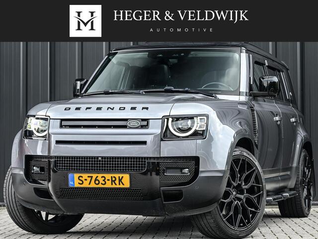 Land Rover DEFENDER 110 2.0 P400e 110 SE Panoramadak | NL-Auto | Meridian Sound | 360 Camera | Luchtvering | Memory Seats | Koelbox | Stuurverwarming | Stoelverwarming V+A | Trekhaak |