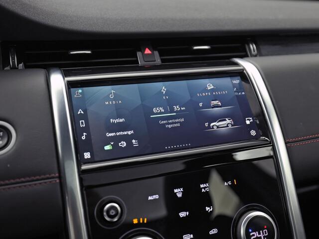 Land Rover DISCOVERY SPORT P300e 1.5 R-Dynamic HSE 309Pk Automaat (PANORAMADAK, VIRTUAL COCKPIT, SOH 92,1%, MEMORY SEATS, 360 CAMERA, LEDER, STUUR/STOELVERWARMING, HEAD-UP DISPLAY, GETINT GLAS, TREKHAAK ELEKTRISCH, NIEUWSTAAT)
