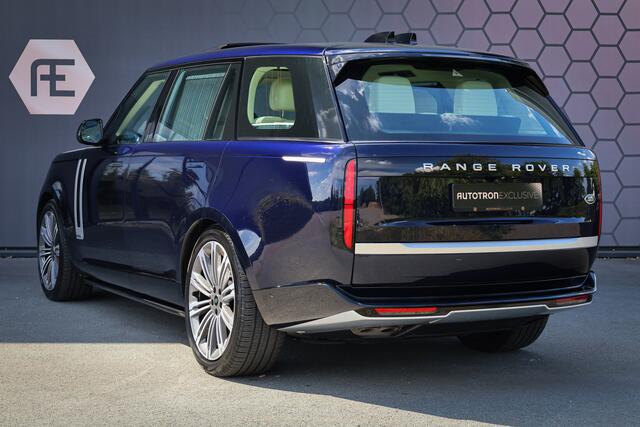 Land Rover RANGE ROVER P530 4.4 V8 LWB Autobiography 7-PERSOONS | ELECTRIC SIDESTEPS | CONSTELLATION BLUE 10K | MASSAGE | STOELVERWARMING & VERKOELING | MEMORY SEATS | 360 CAMERA | MERIDIAN SURROUND | LWB
