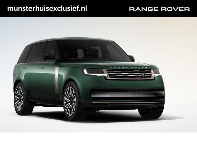 Land Rover RANGE ROVER 3.0 P460e LWB SV PHEV | British Racing Green in Gloss Finish | Hot Stone massagefunctie, Executive Class Comfort-Plus Seating | SV Serenity interieur |