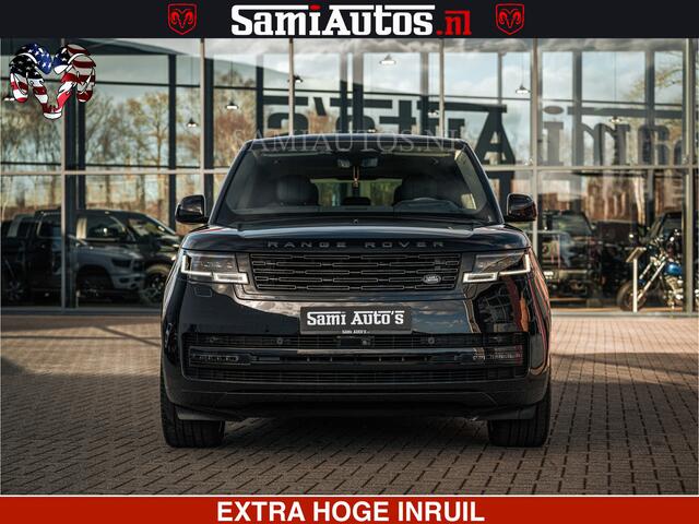 Land Rover RANGE ROVER P550e 551 PK GARANTIE TOT 14-03-2029 | ACHTERAS BESTURING | SOFT CLOSE | HEAD-UP | FACELIFT MODEL | 23 INCH VELGEN | PANORAMADAK | STUURVERWARMING | STOEL KOELING | Incl btw | Fabrieksgarantie tot 14-03-2029 - Geniet van gemoedsrust met uitgebreide dekkin