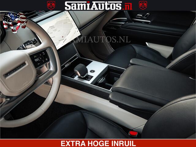 Land Rover RANGE ROVER P550e 551 PK GARANTIE TOT 14-03-2029 | ACHTERAS BESTURING | SOFT CLOSE | HEAD-UP | FACELIFT MODEL | 23 INCH VELGEN | PANORAMADAK | STUURVERWARMING | STOEL KOELING | Incl btw | Fabrieksgarantie tot 14-03-2029 - Geniet van gemoedsrust met uitgebreide dekkin
