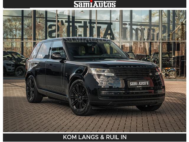 Land Rover RANGE ROVER P550e 551 PK GARANTIE TOT 14-03-2029 | ACHTERAS BESTURING | SOFT CLOSE | HEAD-UP | FACELIFT MODEL | 23 INCH VELGEN | PANORAMADAK | STUURVERWARMING | STOEL KOELING | Incl btw | Fabrieksgarantie tot 14-03-2029 - Geniet van gemoedsrust met uitgebreide dekking tot deze datum.
