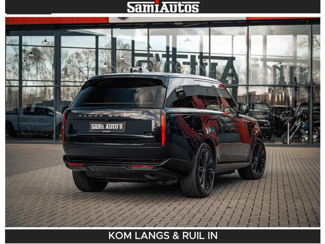 Land Rover RANGE ROVER P550e 551 PK GARANTIE TOT 14-03-2029 | ACHTERAS BESTURING | SOFT CLOSE | HEAD-UP | FACELIFT MODEL | 23 INCH VELGEN | PANORAMADAK | STUURVERWARMING | STOEL KOELING | Incl btw | Fabrieksgarantie tot 14-03-2029 - Geniet van gemoedsrust met uitgebreide dekking tot deze datum.