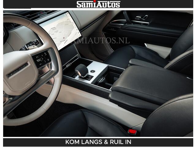 Land Rover RANGE ROVER P550e 551 PK GARANTIE TOT 14-03-2029 | ACHTERAS BESTURING | SOFT CLOSE | HEAD-UP | FACELIFT MODEL | 23 INCH VELGEN | PANORAMADAK | STUURVERWARMING | STOEL KOELING | Incl btw | Fabrieksgarantie tot 14-03-2029 - Geniet van gemoedsrust met uitgebreide dekking tot deze datum.