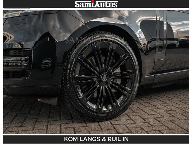Land Rover RANGE ROVER P550e 551 PK GARANTIE TOT 14-03-2029 | ACHTERAS BESTURING | SOFT CLOSE | HEAD-UP | FACELIFT MODEL | 23 INCH VELGEN | PANORAMADAK | STUURVERWARMING | STOEL KOELING | Incl btw | Fabrieksgarantie tot 14-03-2029 - Geniet van gemoedsrust met uitgebreide dekking tot deze datum.