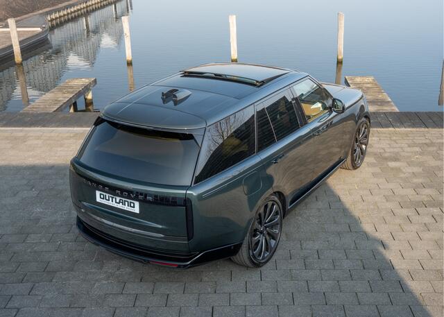 Land Rover RANGE ROVER P550e Autobiography | VERWACHT | Belgravia Green Metallic | Cognac leder | Hot Stone massage | 23" inch SV |