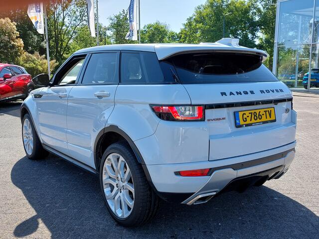 Land Rover RANGE ROVER EVOQUE 2.0 Si4 241pk Automaat HSE Dynamic | Navi | Bi-Xenon | Clima | Cruise | Leder+Verwarmd+Elek.Verstel | Pdc V+A+Camera | Rijstrook+Licht+Regensensor | Privacy Glass | 20''lm