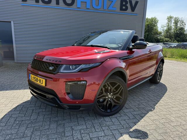 Land Rover RANGE ROVER EVOQUE Convertible 2.0 TD4 180 PK Automaat HSE Dynamic Leder Trekhaak 20 Inch Achteruitrijcamera Meridian Sound Systeem Design-pakket Black