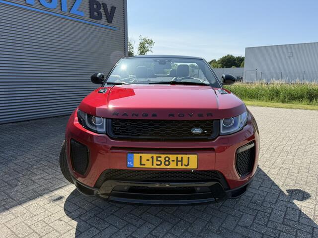 Land Rover RANGE ROVER EVOQUE Convertible 2.0 TD4 180 PK Automaat HSE Dynamic Leder Trekhaak 20 Inch Achteruitrijcamera Meridian Sound Systeem Design-pakket Black