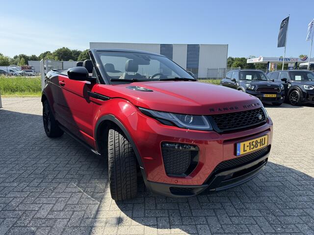 Land Rover RANGE ROVER EVOQUE Convertible 2.0 TD4 180 PK Automaat HSE Dynamic Leder Trekhaak 20 Inch Achteruitrijcamera Meridian Sound Systeem Design-pakket Black