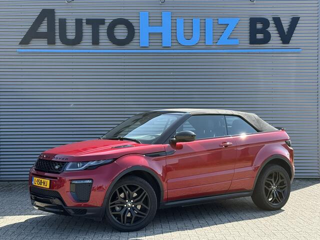 Land Rover RANGE ROVER EVOQUE Convertible 2.0 TD4 180 PK Automaat HSE Dynamic Leder Trekhaak 20 Inch Achteruitrijcamera Meridian Sound Systeem Design-pakket Black