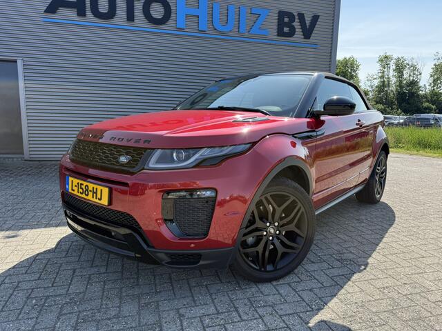 Land Rover RANGE ROVER EVOQUE Convertible 2.0 TD4 180 PK Automaat HSE Dynamic Leder Trekhaak 20 Inch Achteruitrijcamera Meridian Sound Systeem Design-pakket Black