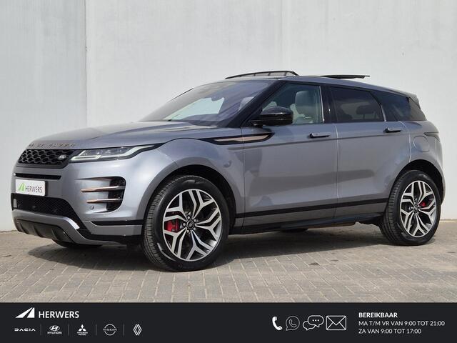 Land Rover RANGE ROVER EVOQUE 1.5 P300e AWD Autobiography PHEV Automaat / Glazen schuif- en kanteldak / Adaptief CC / Stoelventilatie voor / Meridian Audio Systeem / Stuur-, Stoel en Achterbankverwarming / Elektrische achterklep / Achteruitrijcamera /