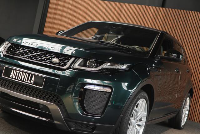 Land Rover RANGE ROVER EVOQUE 2.0 TD4 Panodak HUD Leer Camera Elektr. achterklep Navi Climate voor & achter Lederen dashboard Sfeerverlichting Stoelventilatie Memory seats Massagestoelen Zwart hemelbekleding Stoelverwarming voor & achter Keyless Entry & Go LM velgen